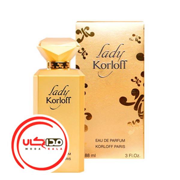 عطر ادکلن کورلوف لیدی-طلایی | Korloff Lady