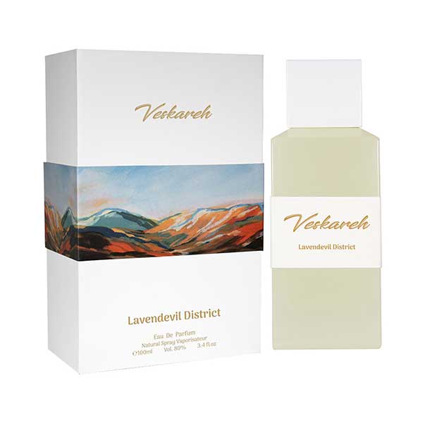 ادوپرفیوم زنانه VESKAREH مدل Lavendevil District حجم 100 میلی لیتر