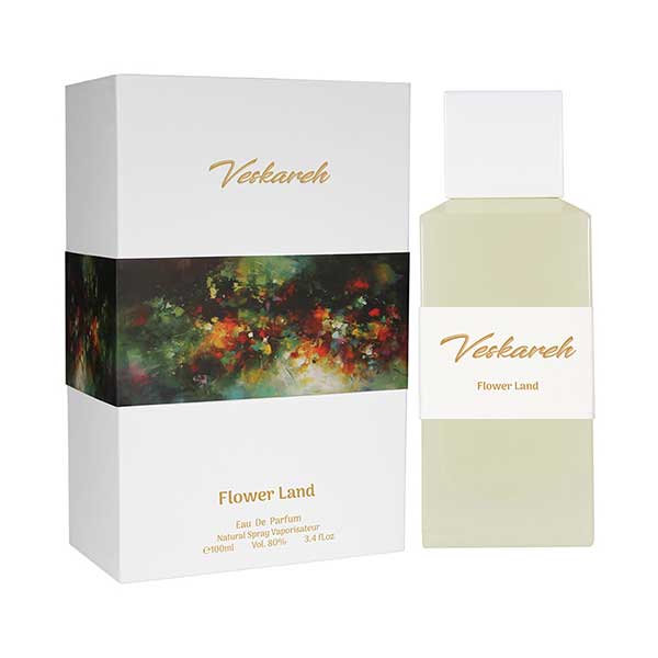 ادوپرفیوم زنانه VESKAREH مدل Flower Land حجم 100 میلی لیتر