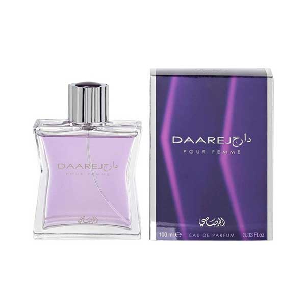 ادوپرفیوم زنانه رصاصی مدل دارج حجم 100 میلی لیتر